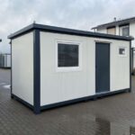 Bürocontainer 5x2,20 m mit Sanitärbereich
