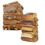 40 Netze mit 25-kg-Holzscheiten – Laubhartholz-Mix 30 cm