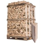 BRENNHOLZ – 33 CM – MISCHUNG AUS HARTHOLZ – PALETTE 2 M3 – 2,9 STERE