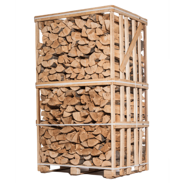 BRENNHOLZ – 45 CM – MISCHUNG AUS HARTHÖLZERN – PALETTE 2 M3 – 2,6 STERE