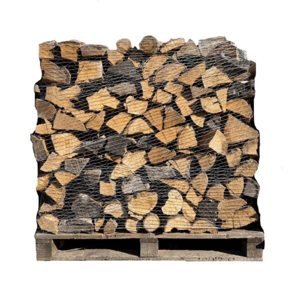 Brennholz aus Weißeiche 50 cm trocken auf Palette