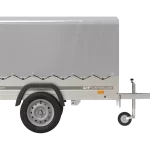 750 kg Anhänger 200 x 125 mit Domdeckel und Überrollbügel Garden Trailer 201 KIPP