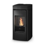 Pelletofen Edilkamin Yana 6,9 kW - Ausführung: Keramik Schwarz