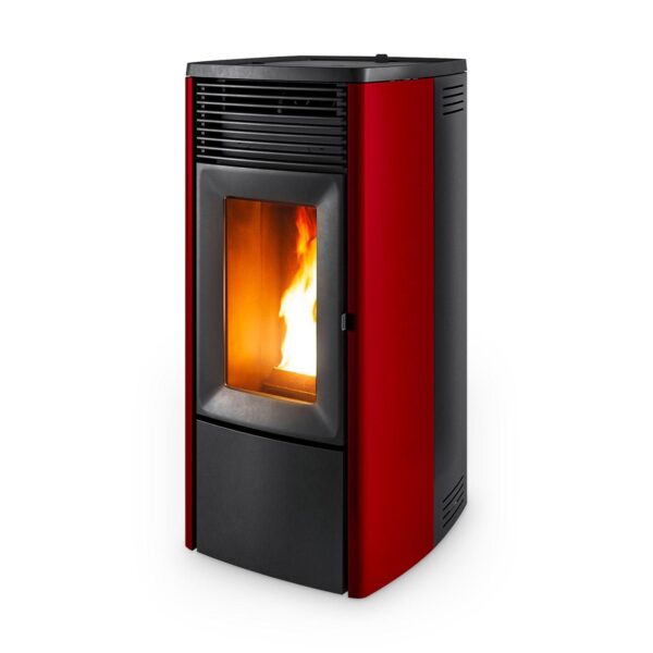 Pelletofen MCZ Ego Comfort Air 10 R 10 kW - Ausführung: Bordeaux metal_304