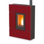 Pelletofen MCZ Ray Comfort Air 8 UP! 7,8 kW - Ausführung: Bordeaux metal_304