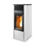 Pelletofen MCZ Teia Comfort Air 10 R 10 kW - Ausführung: White metal_302
