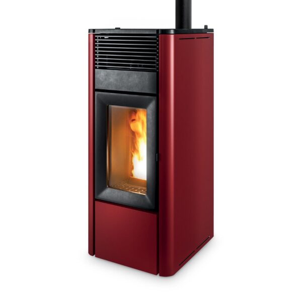 Pelletofen MCZ Teia Comfort Air 10 UP! 10 kW - Ausführung: Bordeaux metal_304