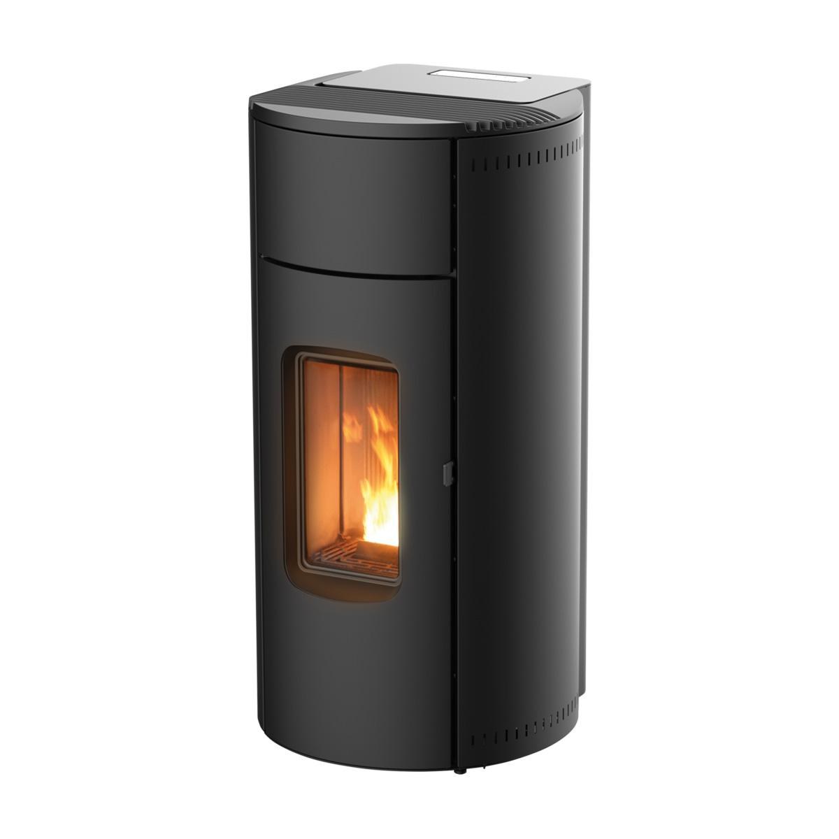 prod_7048620_ofen_de.jpg Pelletofen Red Kunal Air 6 R 6,3 kW - Verkleidung: Metall 308_Dark – Bild 1