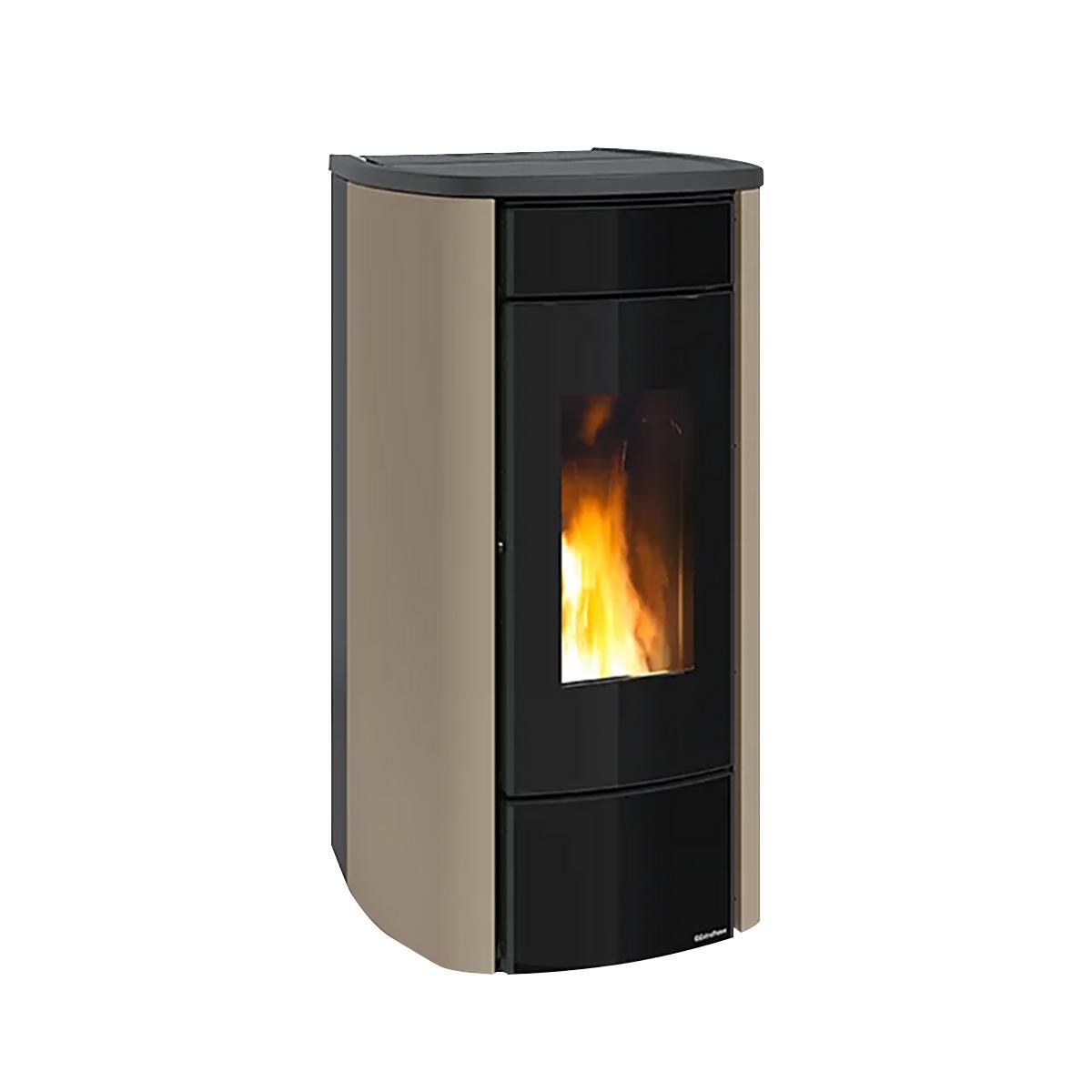 prod_7062057_ofen_de.jpg Pelletofen wasserführend Extraflame Evolution Line Miriana Idro H23 mit 25,8 kW - Verkleidung: taupe matt – Bild 1